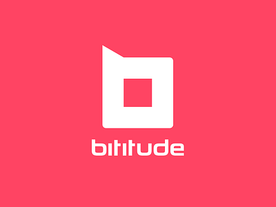 Bititude b bititude branding clean creative design fresh logo minimal mobile modern