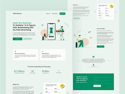 Landing Page For Marketing Agency