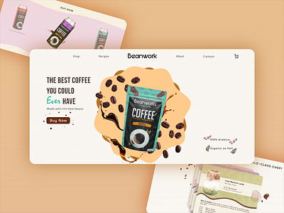 Bean Work Website Concept