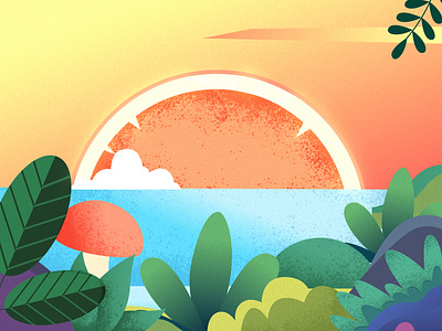 Breath dawn design illustration im designs nature scenery sunrise sunset