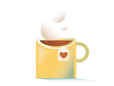 The Morning Pick-me-Up design flat icon illustration logo vector website