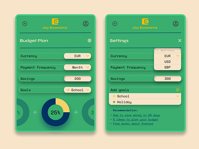 Daily UI #007 - Settings