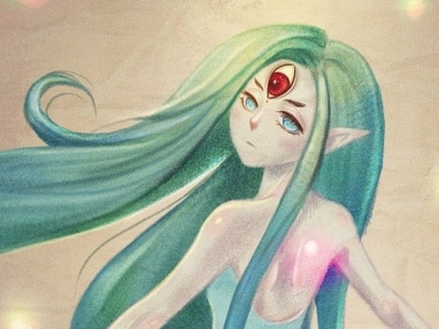 Spirit spellgiver magical magic elf cuteanimal digitalartist cuteart cgart characterdesign kawai illustration cute character cartoon artist art anime
