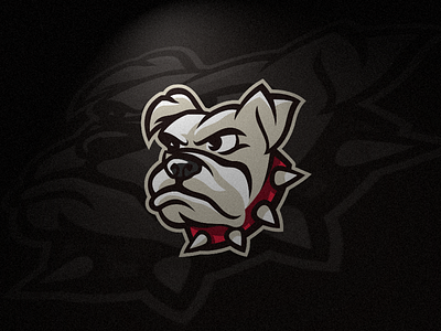 Bulldog mascot logo