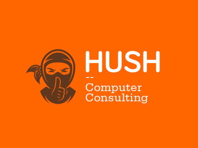 HUSH Computer Consulting identity logo