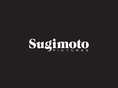 Sugimoto Pictures branding film identity logo pictures typography wordmark