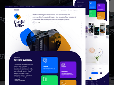 Digital Valley - Cloud Infrastructure Provider Website