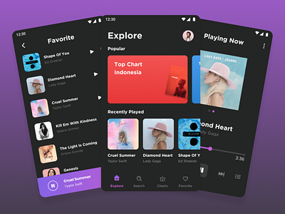 Music streaming app mobile app mobile app design mobile design mobile ui music music app music player streaming streaming app ui ui ux ui design uidesign uiux