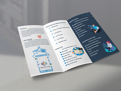 LRB BROCHURE blue brand branding brochure brochure design clean design graphic design identity illustration illustrator logo tamil typography vector