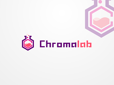 Chromalab 2 01 app blue brand branding character clean design flat graphic design icon icons identity illustration illustrator lettering logo minimal type ui vector