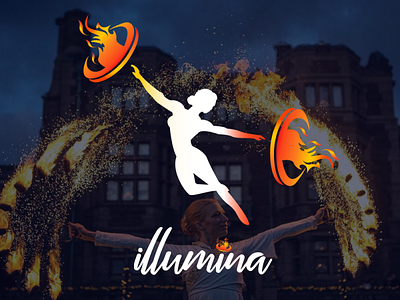 fire dance logo branding clean design fire flat font food free girl graphic design identity illustrator india logo logoforsale new tamil trend type vector