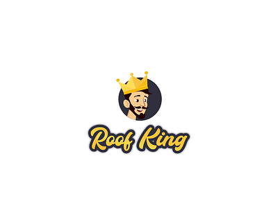 roof king logo beard boy brand charecter graphic design icons identity illustrator india indiandesigner indianlogodesigner king logo men minimal prince smart stylish typogaphy vector