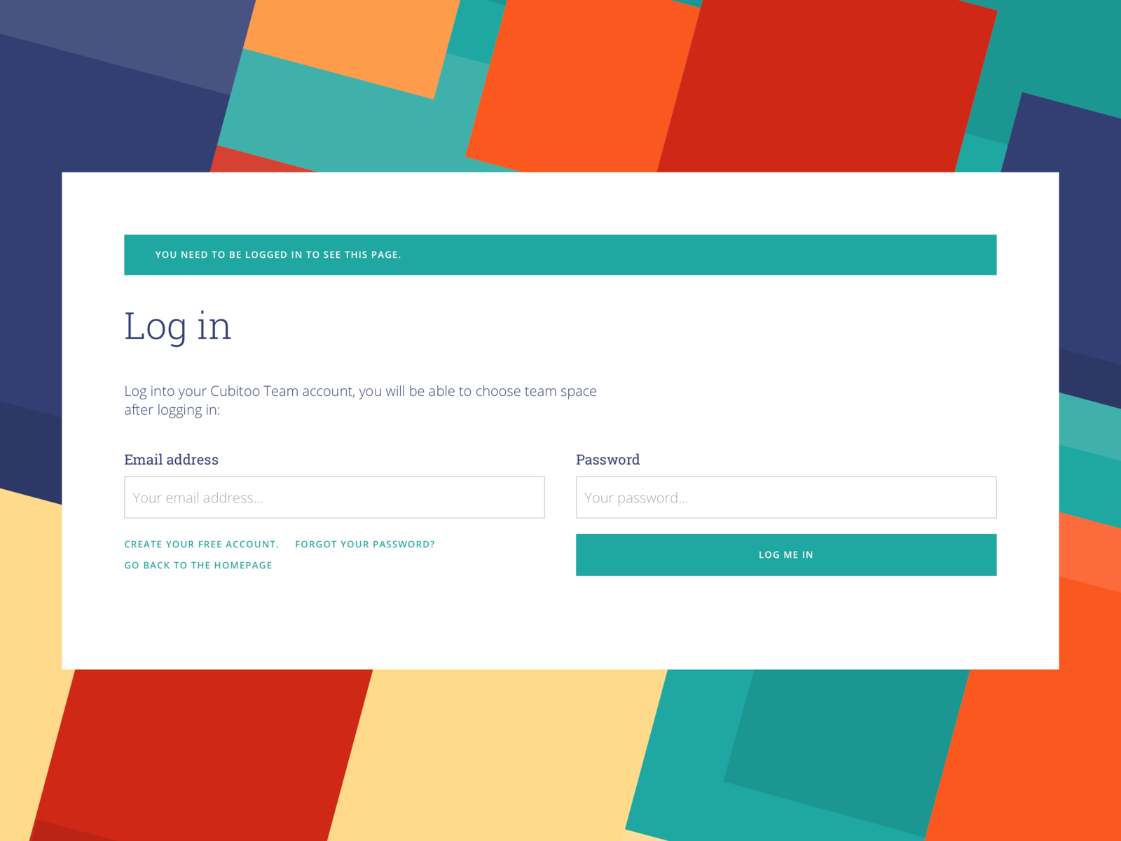 Cubitoo Team modal view by Paweł Komarnicki on Dribbble