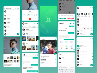 WhatsApp Redesign application mobile mobile app mobile ui ui uidesign uiux ux uxdesign uxui web design webdeisgn webdesign whatsapp whatsapp redesign