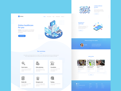 Perikso - Landing page