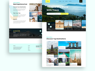 Treva - Landing page UI Design