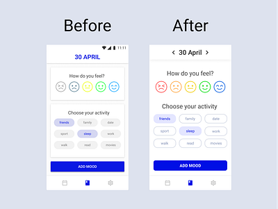 Redesign my old work app card clean dailyui design figma iphone old work redesign ui