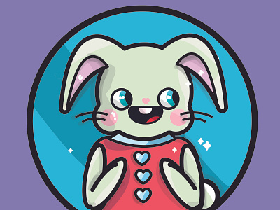 Coñejo caracter cute illustration kawaii rabbit vector