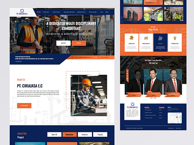 Landing Page Concept Construction branding construction construktion design design app hero section illustration landing page landing page construction logo truck ui ui design uidesign uiux web design