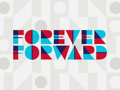 Geometric Letters bauhaus custom forever geometric lettering letters multiply overlap overlay shapes