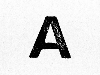Stamp Type Exploration alphabet custom type distressed grit ink letterpress letters stamp texture type typeface typographic typography typography design