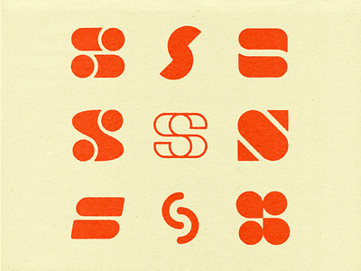 S branding custom type icon lettering logo s texture type typography vector