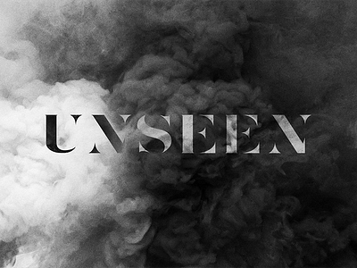 Unseen brand branding church invisible logo logo design logo type seen smoke spiritual warfare