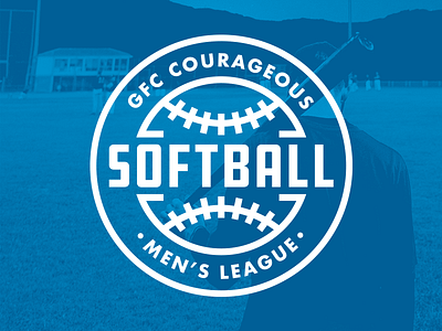 GFC Softball badge baseball brand circle league logo logo design seal softball sport sports team