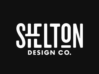 Shelton Design Co. brand branding custom logo logo design logo type shadow type