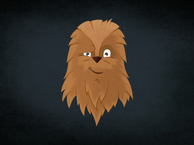 Chewie cartoon character chewbacca chewie hair han solo illustration millenium falcon star wars starwars texture vector wookie