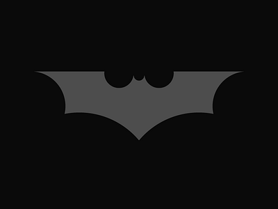 The Dark Knight batman black circles dark knight logo points sharp vector