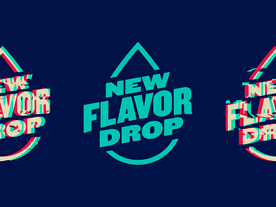 New Flavor Drop badge drop energy flavor game gaming glitch icon new water