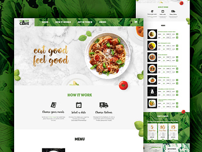 Langing page for Healthy Cave design landing page wordpress design