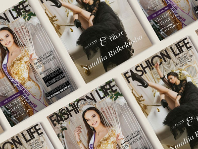 Magazine "Fashion Life" design