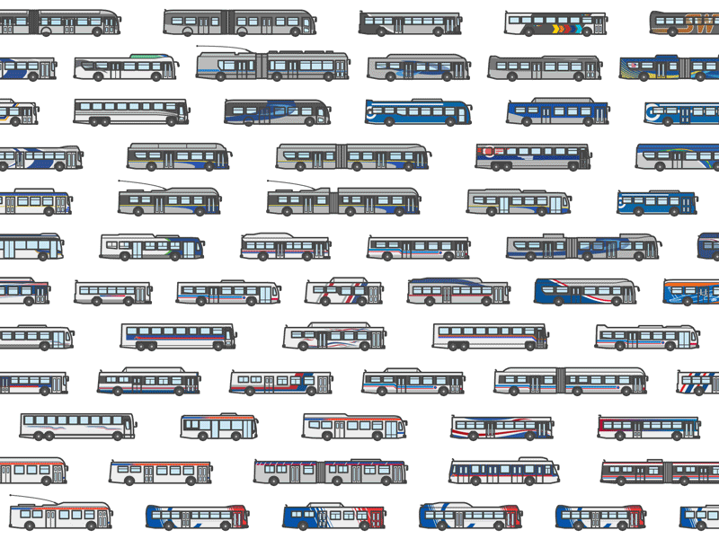 Buses animation bus transit