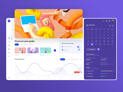 S Dashboard 3d adobexd analyse art board calendar calendar design dashboard dashboard design dashboard template design interface new statistic ui uiux ux vector