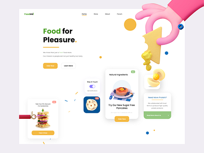 Healthy Food Store LandingPage