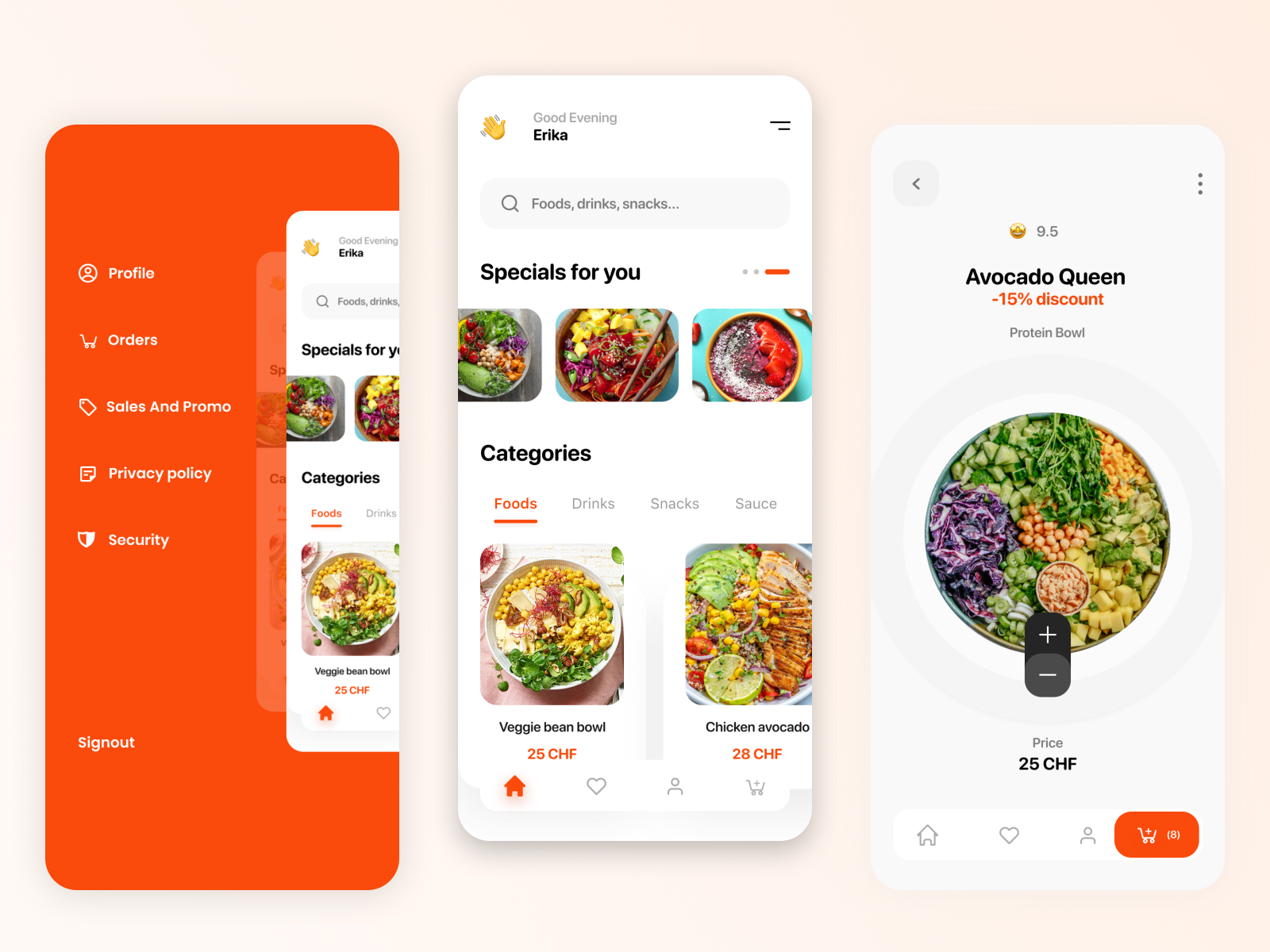 FooDelivery by Erika Gruber on Dribbble