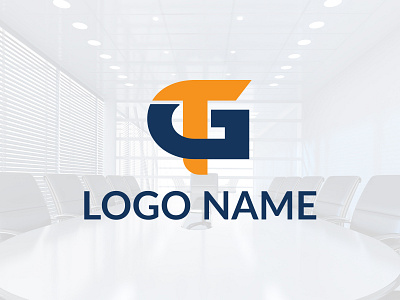 GT Letter logo design template.