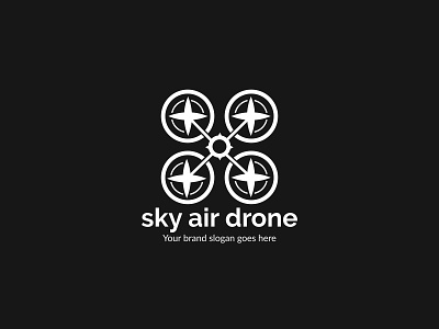 Drone Logo branding branding and identity creative drone logo professional typography vector