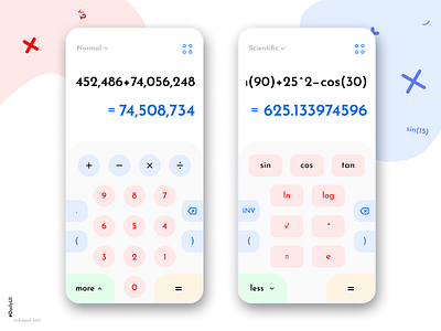 Calculator App - DailyUI 004