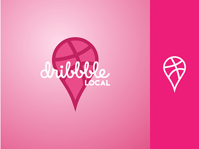 Dribbble Local branding debut design dribbble flat icon identity illustration illustrator logo logo design minimal rebound ui vector