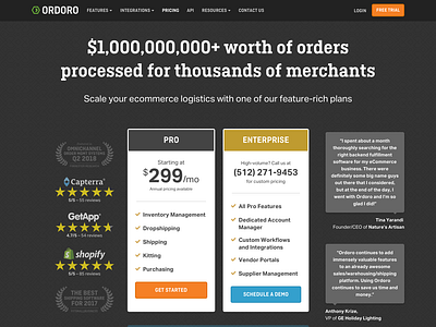 Redesigned Pricing Page aktiv grotesk ciutadella inventory management marketing ordoro pricing pricing page shipping