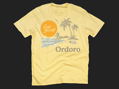 Ordoro Beach Mode Tee armadillo beach beach mode easy breezy ordoro stordoro tshirt vintage tshirt