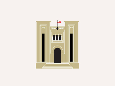 Lebanese Parliament architecture beirut illustration lebanon minimal parliament