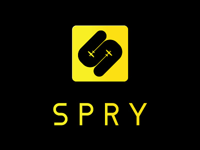Spry app logo plane travel