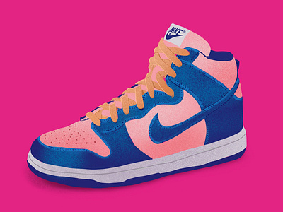 Nike art direction design digital art illustration nike print procreate