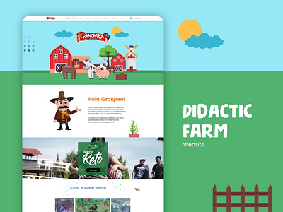 Didactic Farm website webdesign