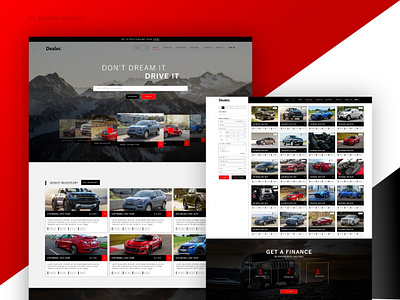 Dealership designs, themes, templates and downloadable graphic elements on  Dribbble