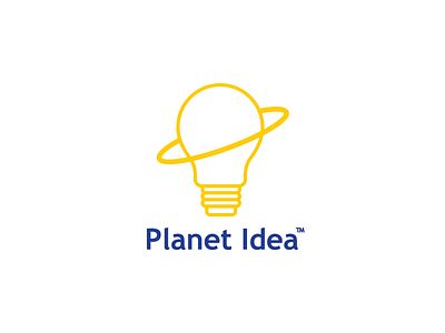 planet-idea brand identity branding creation flat idea inspiration logo logo concept logo design minimalism planet simple logo